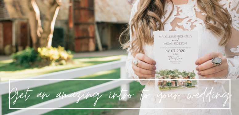 Get an AMAZING intro to your wedding